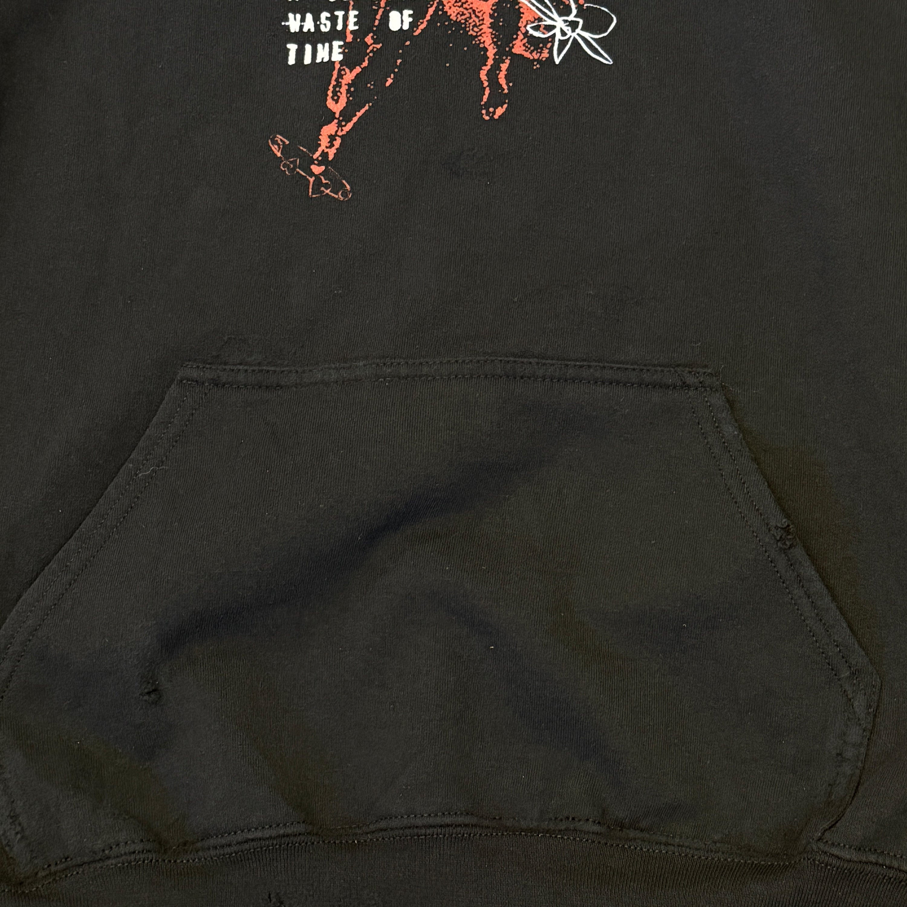 distressed selfish hoodie