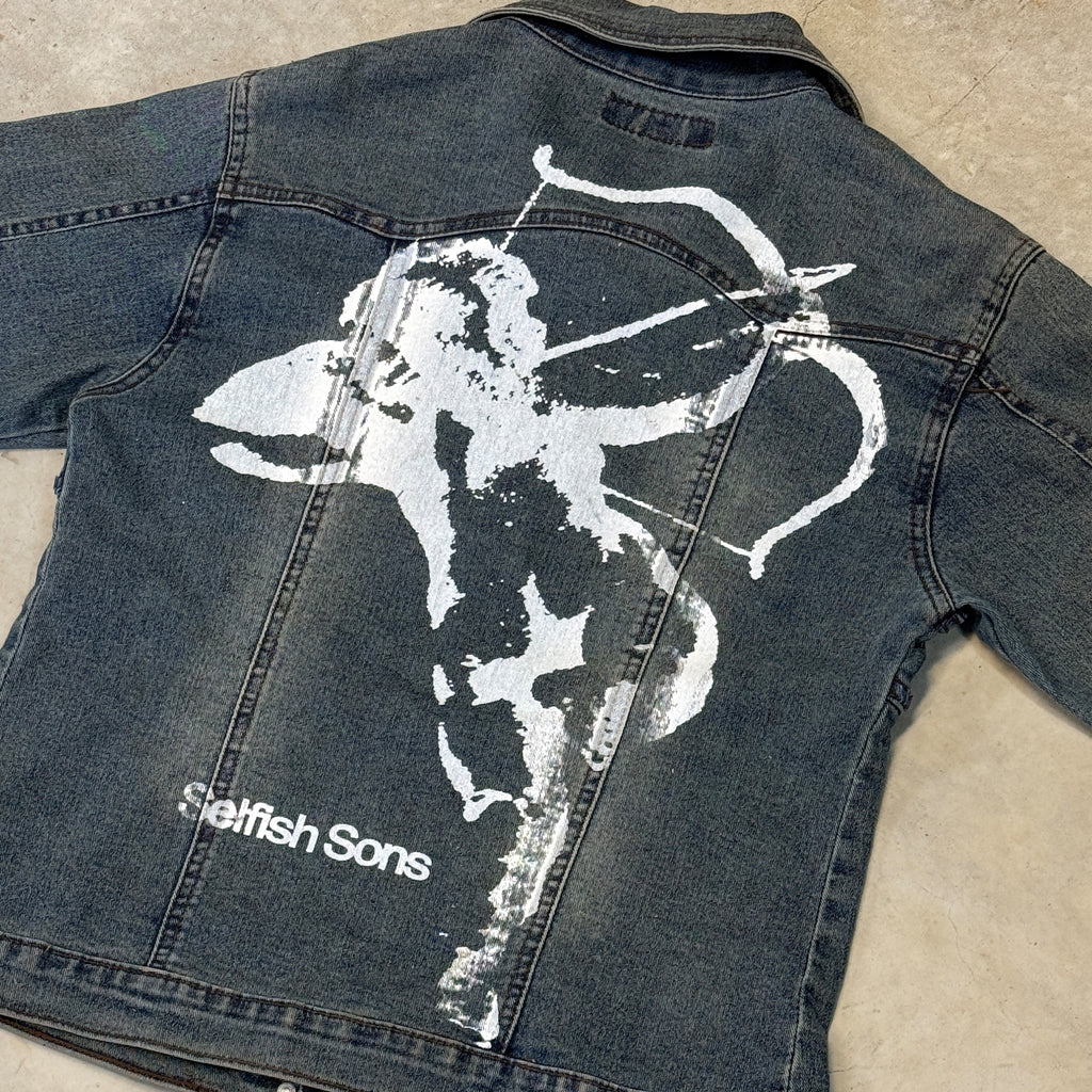 reclaimed 'Cupid' denim jacket