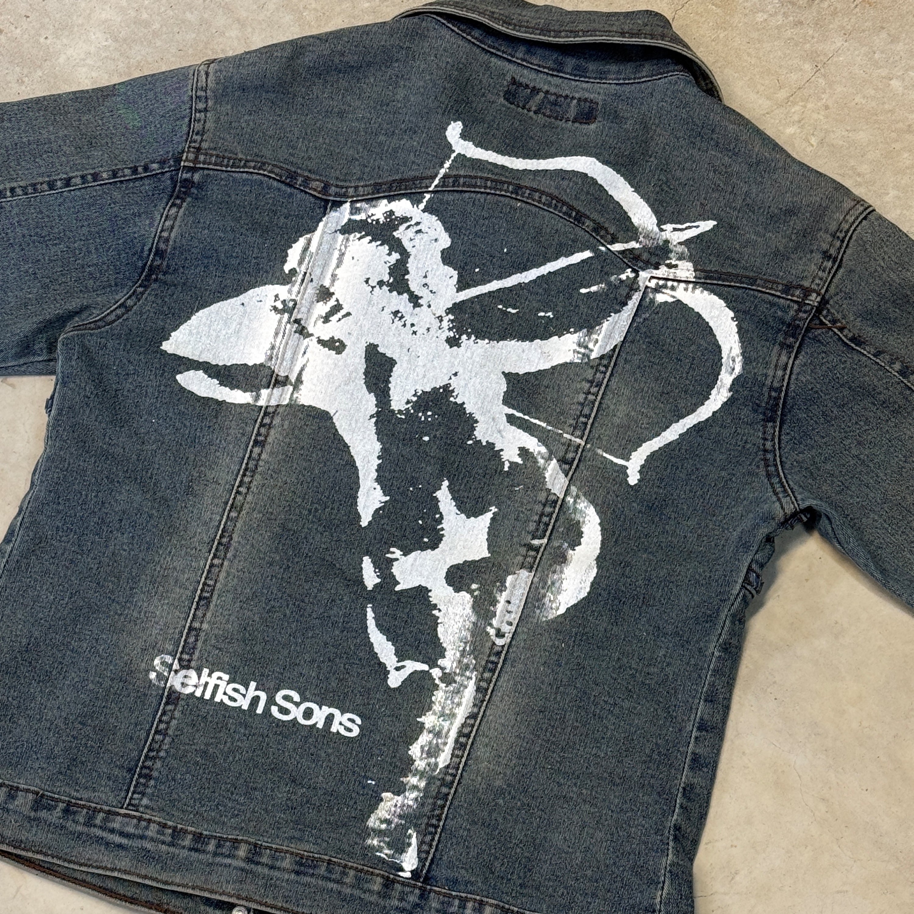 reclaimed 'Cupid' denim jacket