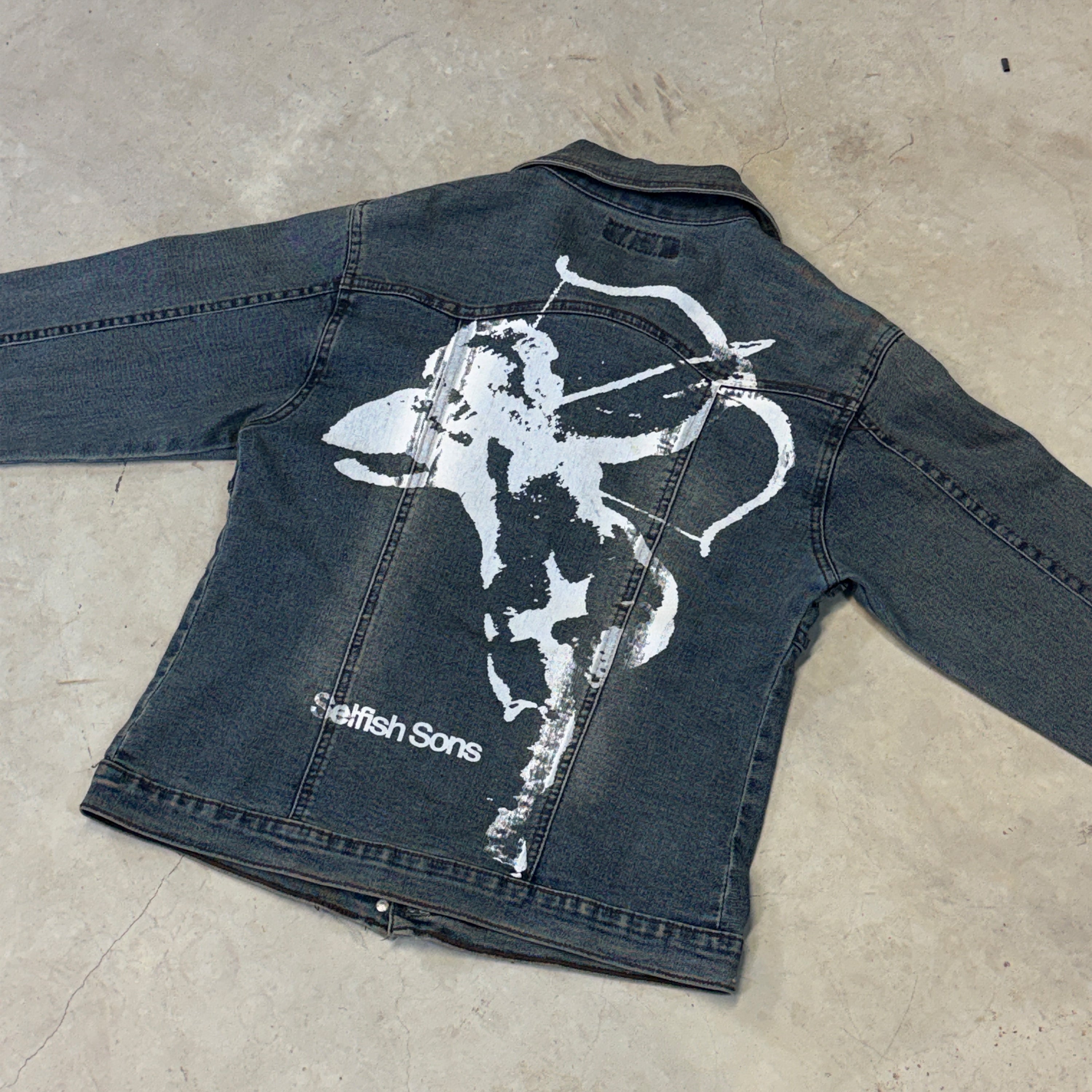 reclaimed 'Cupid' denim jacket
