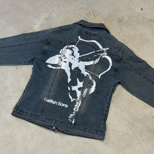 reclaimed 'Cupid' denim jacket
